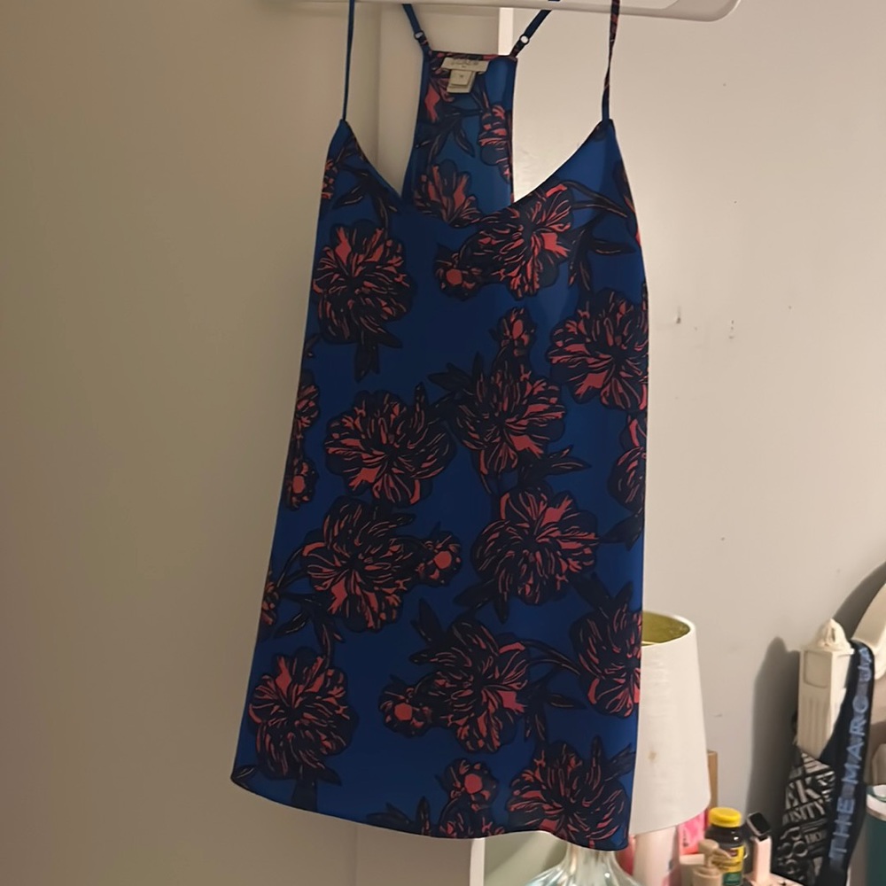 J. Crew Floral Tank Top